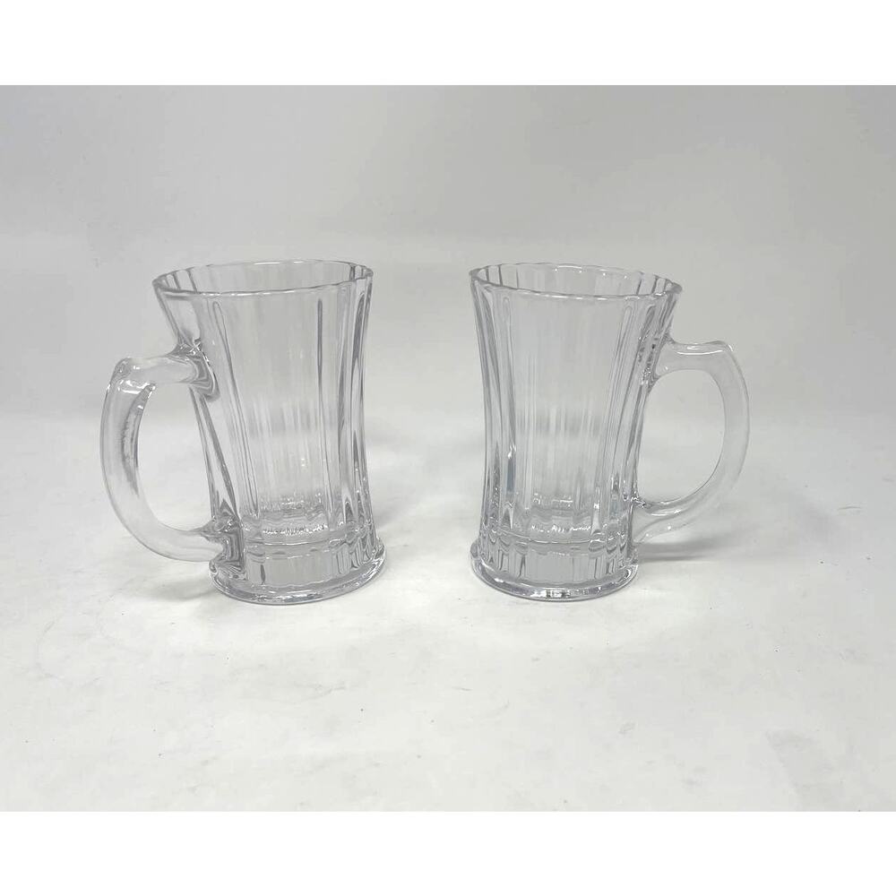 Vintage Expresso Turkish Coffee 4" Glass Mugs Juice Glasses Cups